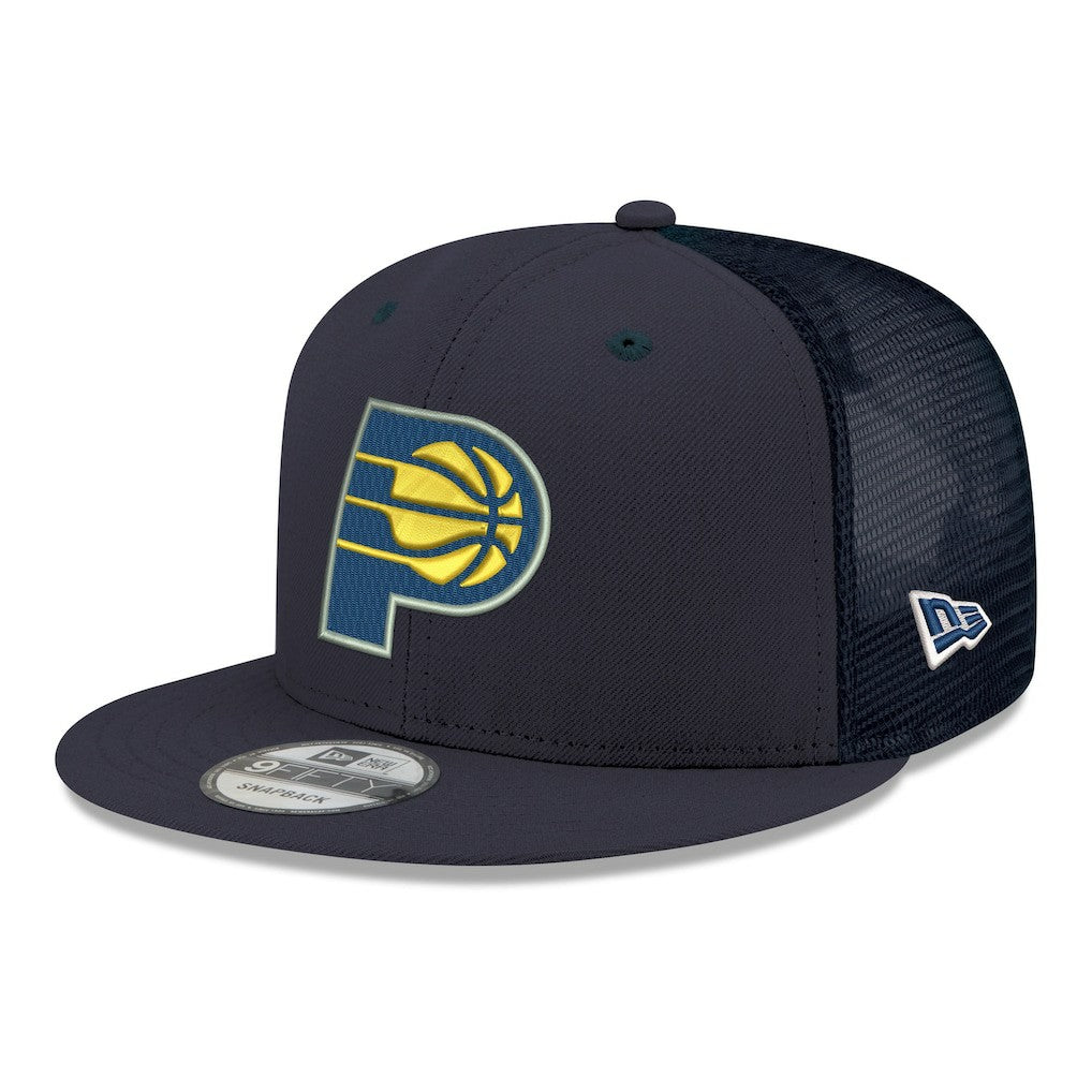 Indiana Pacers Core Logo Meshback 9FIFTY Snapback Hat - Navy | New Era sale