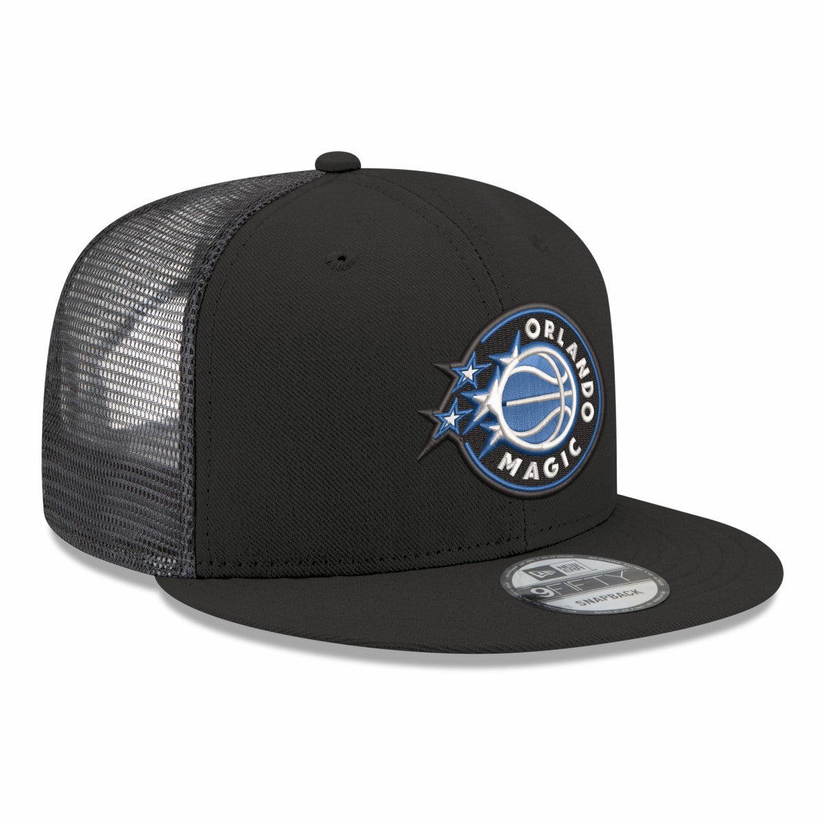 Orlando Magic Core Logo Meshback 9FIFTY Snapback Hat - Black | New Era sale