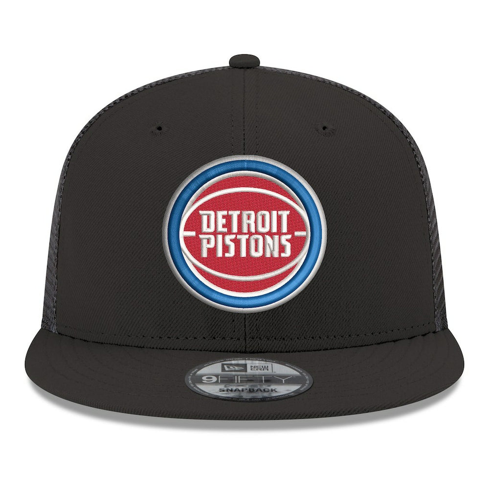 Detroit Pistons Core Logo Meshback 9FIFTY Snapback Hat sale - Black | New Era on sale