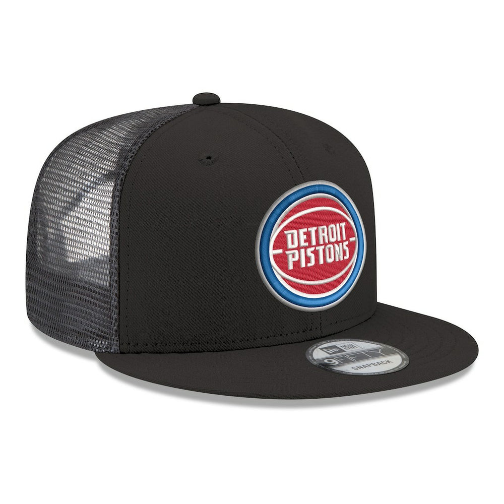 Detroit Pistons Core Logo Meshback 9FIFTY Snapback Hat sale - Black | New Era on sale