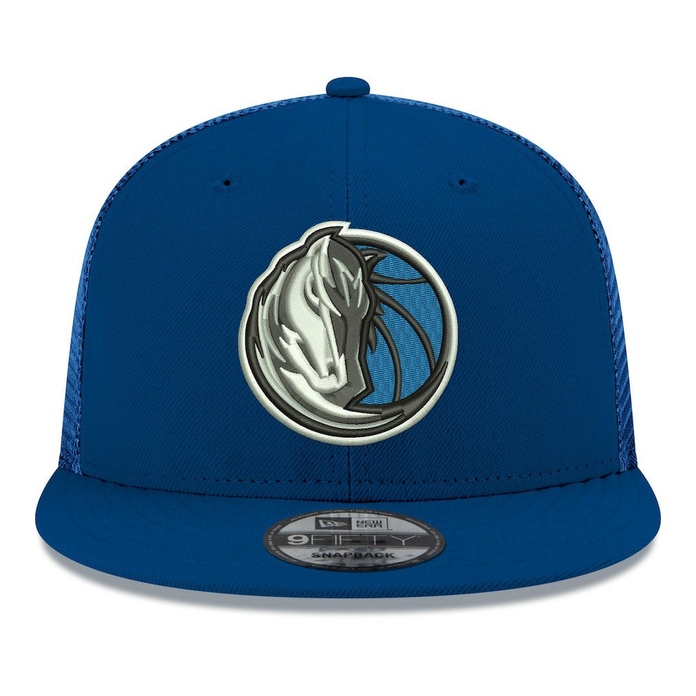 Dallas Mavericks Core Logo Meshback 9FIFTY Snapback Hat sale - Navy | New Era sale