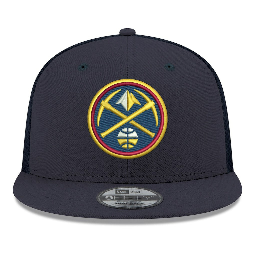 Denver Nuggets Core Logo Meshback 9FIFTY Snapback Hat sale - Navy | New Era online