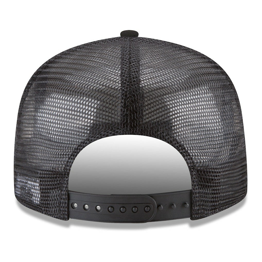 Chicago Bulls Core Logo Meshback 9FIFTY Snapback Hat - Black | New Era shop