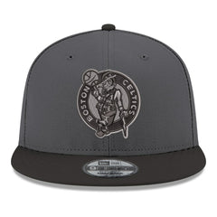Boston Celtics Logo 2-Tone 9FIFTY Snapback Hat - Gray/Black | New Era for sale