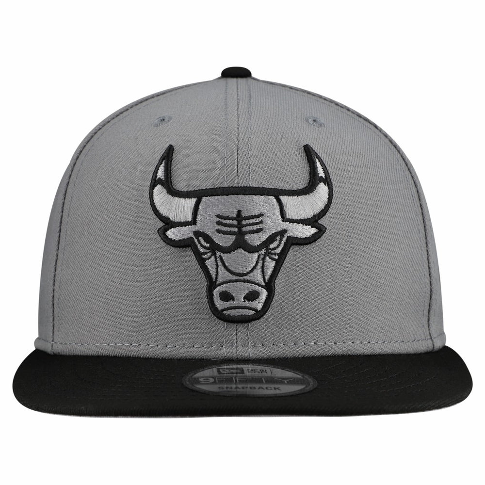 Chicago Bulls Core Logo Storm Gray Two-Tone 9FIFTY Snapback Hat - Gray | New Era on sale