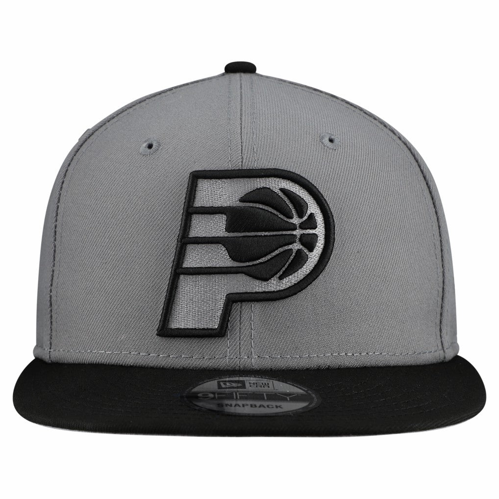 Indiana Pacers Core Logo Storm Gray Two-Tone 9FIFTY Snapback Hat - Gray | New Era outlet