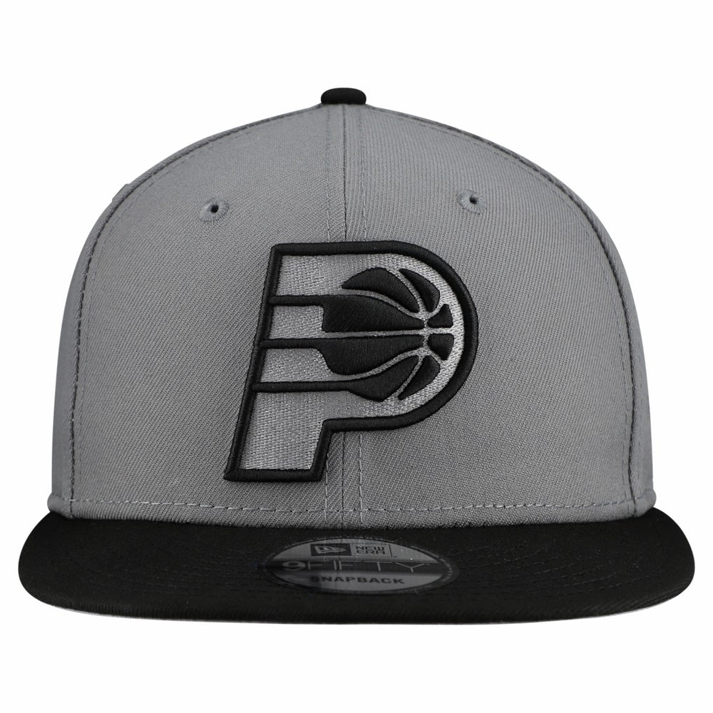 Indiana Pacers Core Logo Storm Gray Two-Tone 9FIFTY Snapback Hat - Gray | New Era outlet