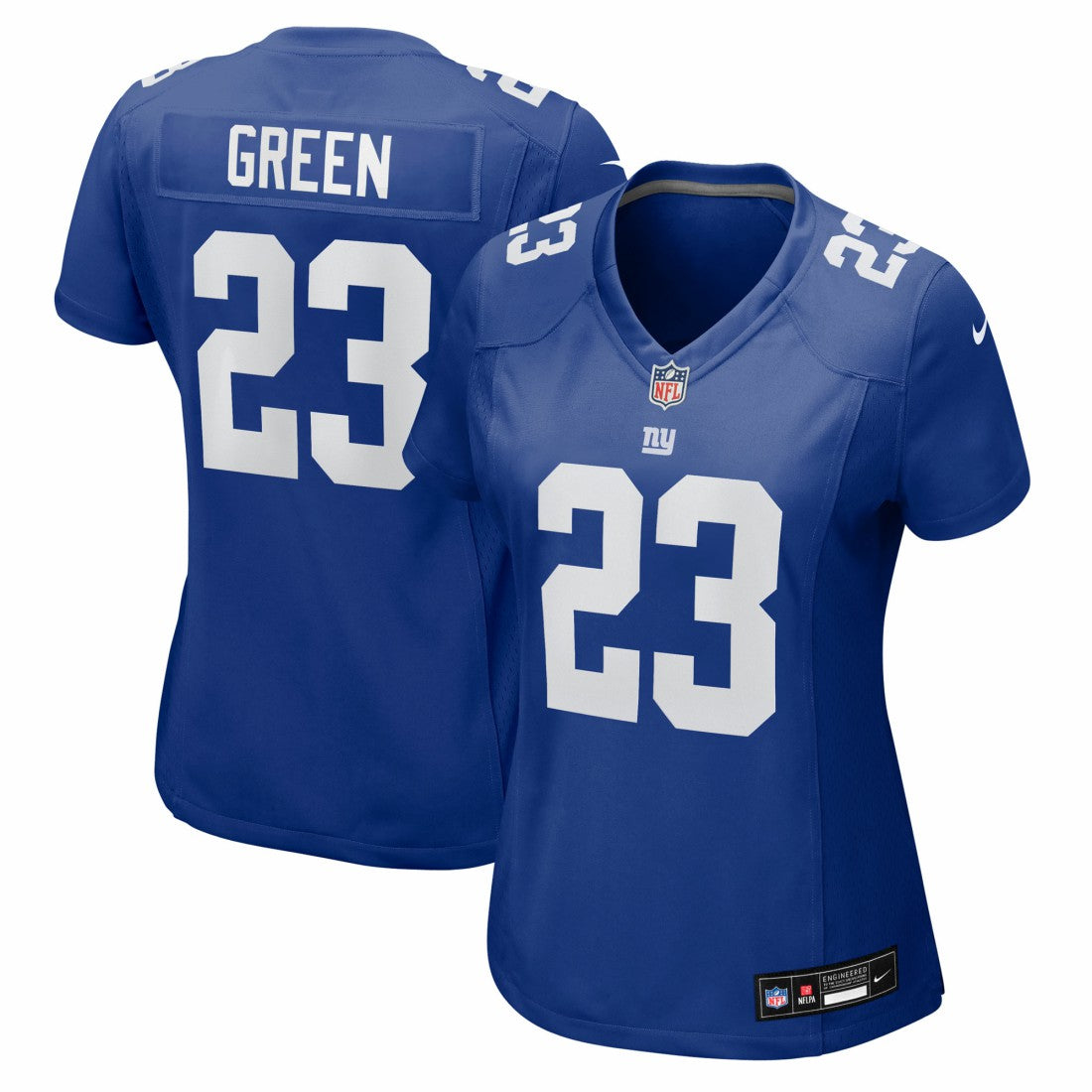 NFL New York Giants Art Green  Women's Team Game Jersey