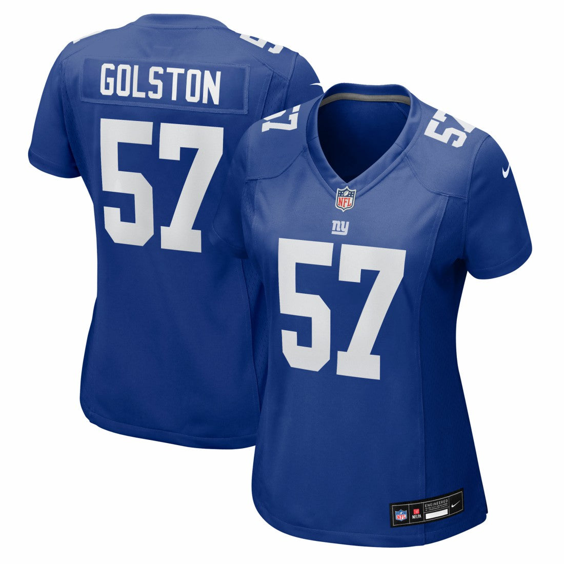 NFL New York Giants Chauncey Golston  Women's Team Game Jersey