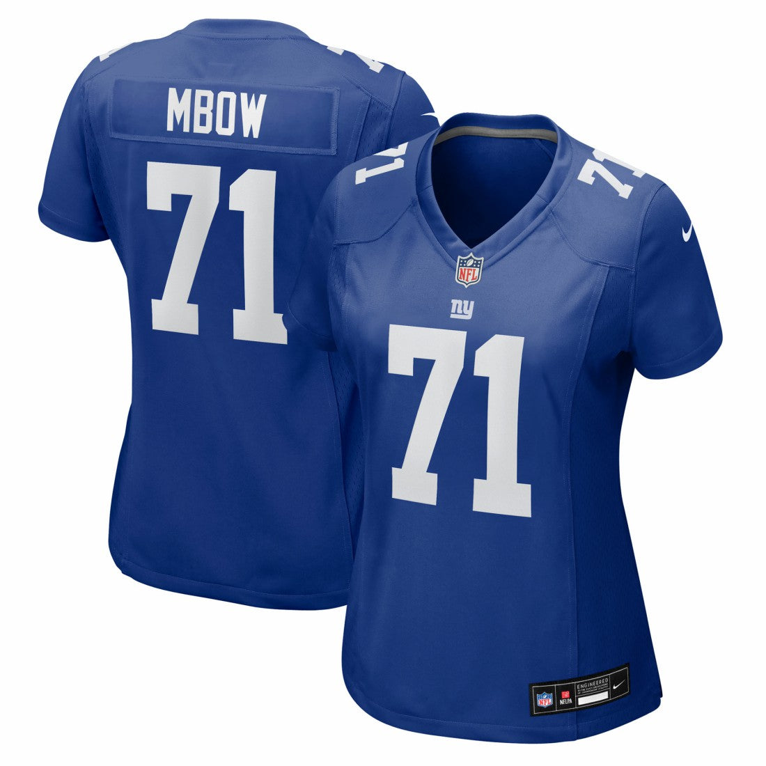 NFL New York Giants Marcus Mbow  Women's Team Game Jersey