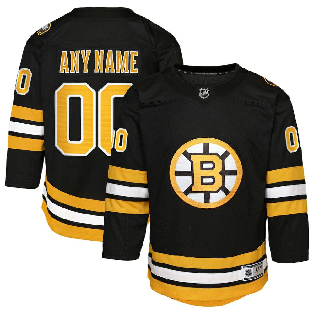 Boston Bruins Youth Home Custom Premier Jersey