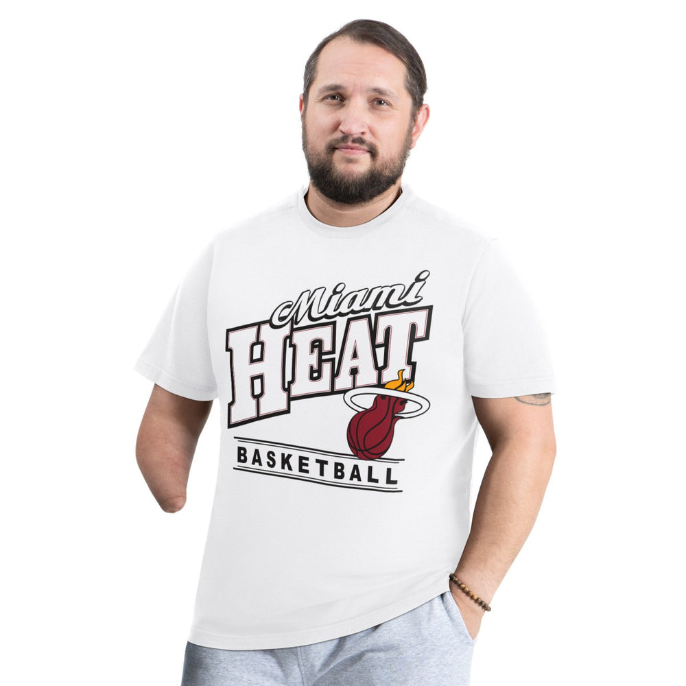 Miami Heat G-III Sports by Carl Banks Adaptive Headliner T-Shirt - White outlet