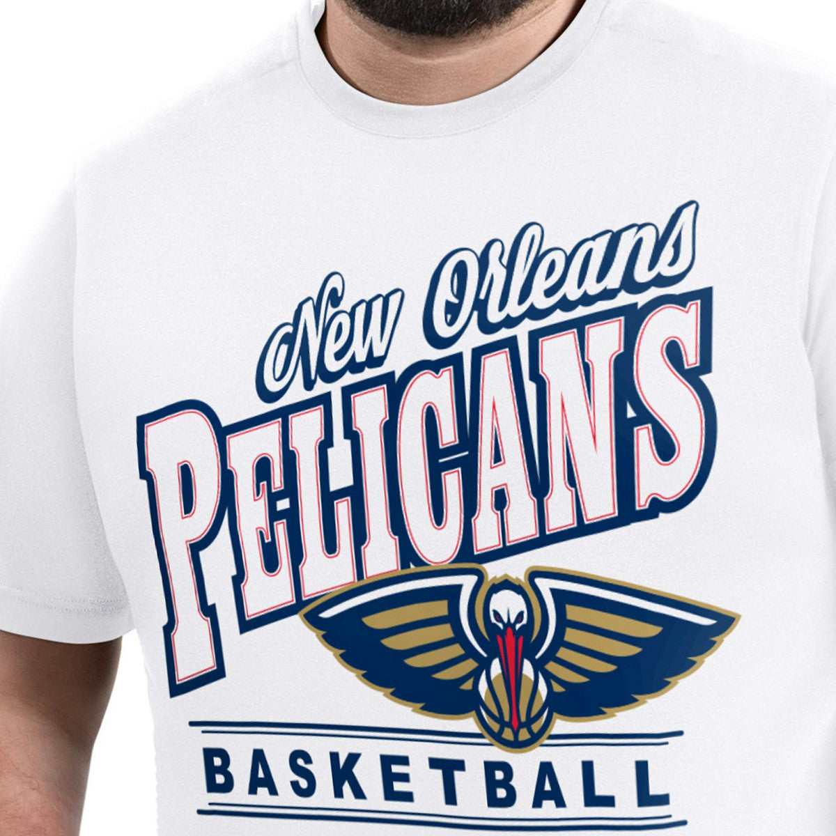 New Orleans Pelicans G-III Sports by Carl Banks Adaptive Headliner T-Shirt - White sale