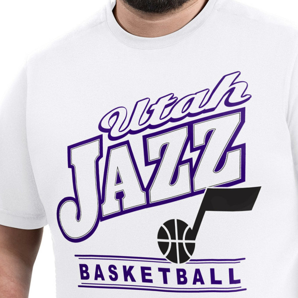 Utah Jazz G-III Sports by Carl Banks Adaptive Headliner T-Shirt - White for sale