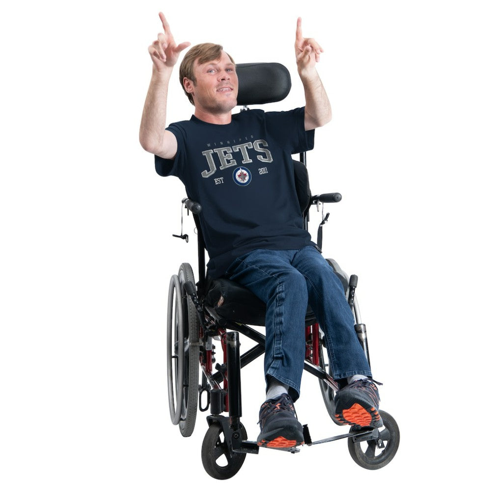Winnipeg Jets G-III Sports by Carl Banks Adaptive Classic Team Graphic T-Shirt