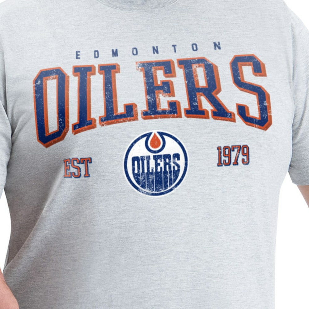 Edmonton Oilers G-III Sports by Carl Banks Adaptive Classic Team Graphic T-Shirt