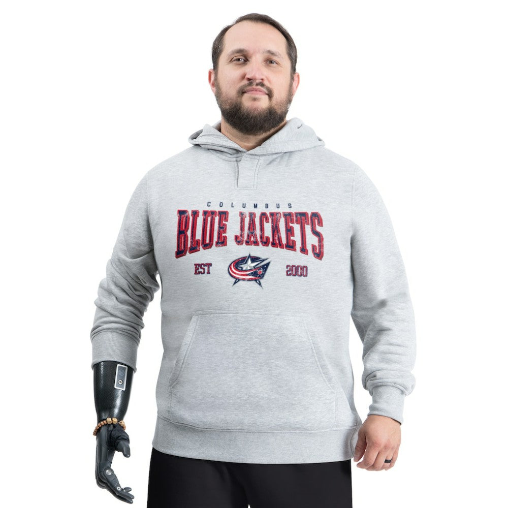 Columbus Blue Jackets G-III Sports by Carl Banks Adaptive Classic Team Spirit Fleece Hoodie