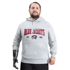 Columbus Blue Jackets G-III Sports by Carl Banks Adaptive Classic Team Spirit Fleece Hoodie