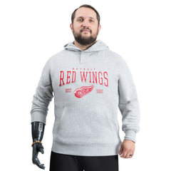 Detroit Red Wings G-III Sports by Carl Banks Adaptive Classic Team Spirit Fleece Hoodie