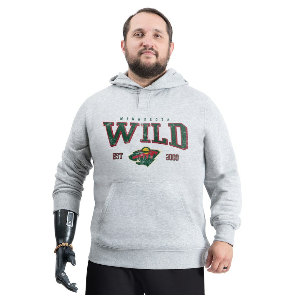 Minnesota Wild G-III Sports by Carl Banks Adaptive Classic Team Spirit Fleece Hoodie