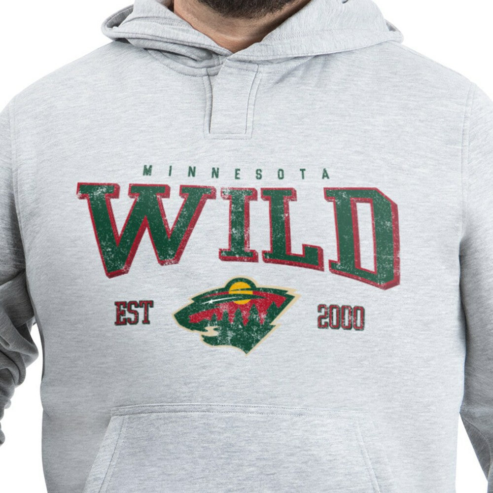 Minnesota Wild G-III Sports by Carl Banks Adaptive Classic Team Spirit Fleece Hoodie