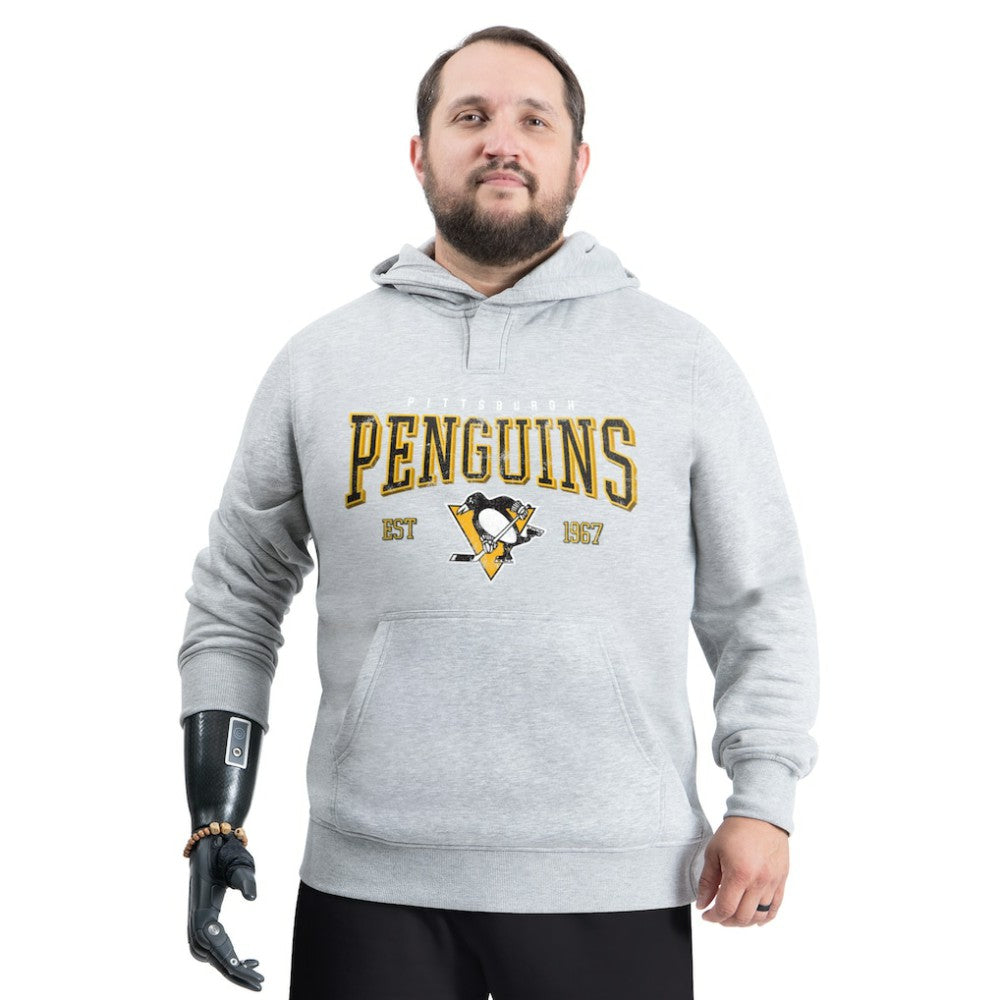 Pittsburgh Penguins G-III Sports by Carl Banks Adaptive Classic Team Spirit Fleece Hoodie