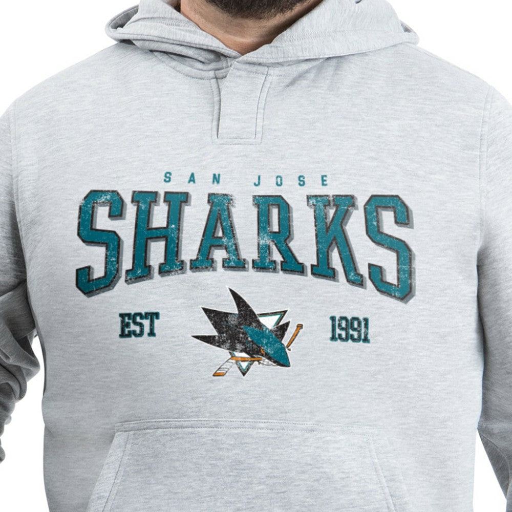 San Jose Sharks G-III Sports by Carl Banks Adaptive Classic Team Spirit Fleece Hoodie
