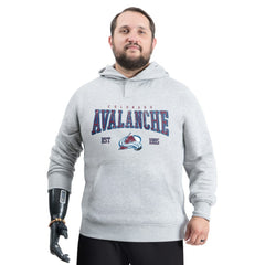 Colorado Avalanche G-III Sports by Carl Banks Adaptive Classic Team Spirit Fleece Hoodie