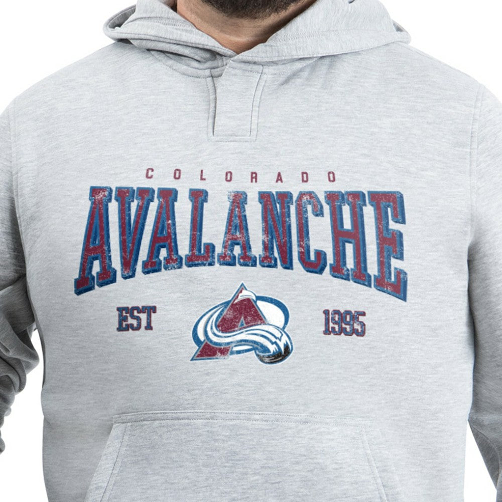 Colorado Avalanche G-III Sports by Carl Banks Adaptive Classic Team Spirit Fleece Hoodie
