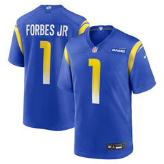 NFL Los Angeles Rams Emmanuel Forbes Jr.  Team Game Jersey