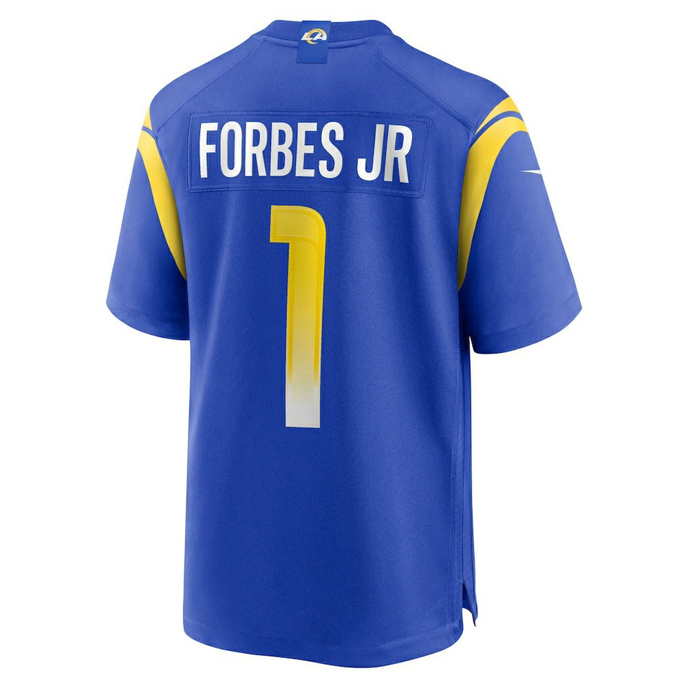 NFL Los Angeles Rams Emmanuel Forbes Jr.  Team Game Jersey