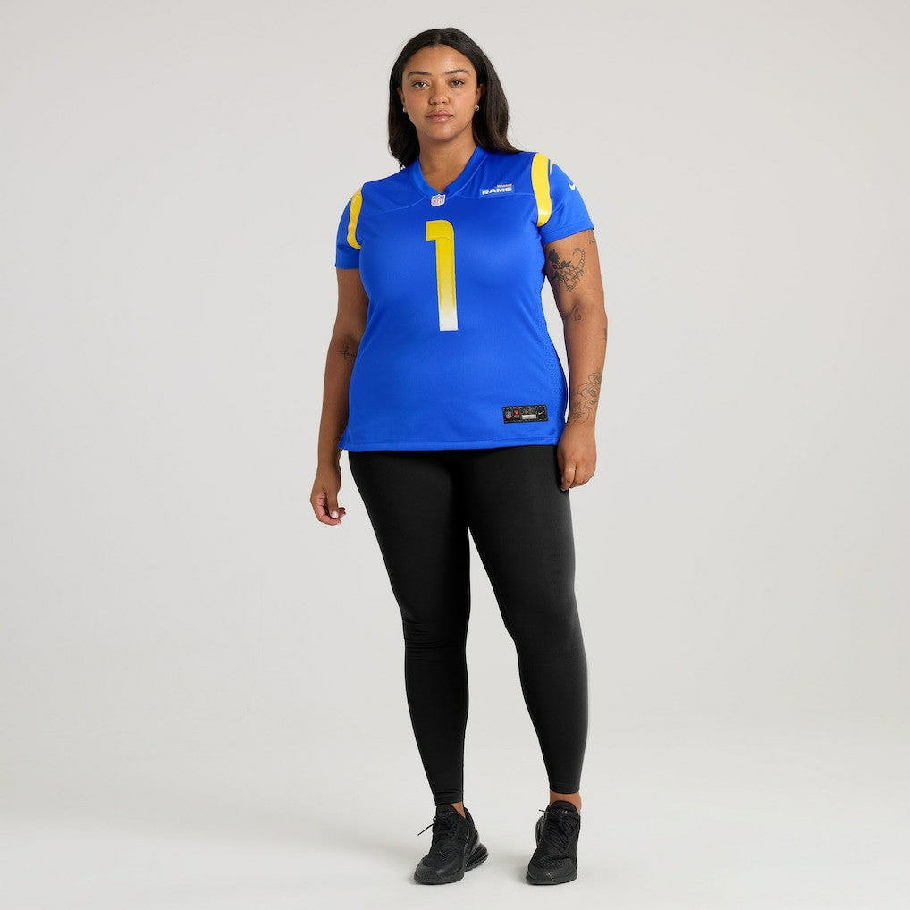 NFL Los Angeles Rams Emmanuel Forbes Jr.  Women's Team Game Jersey