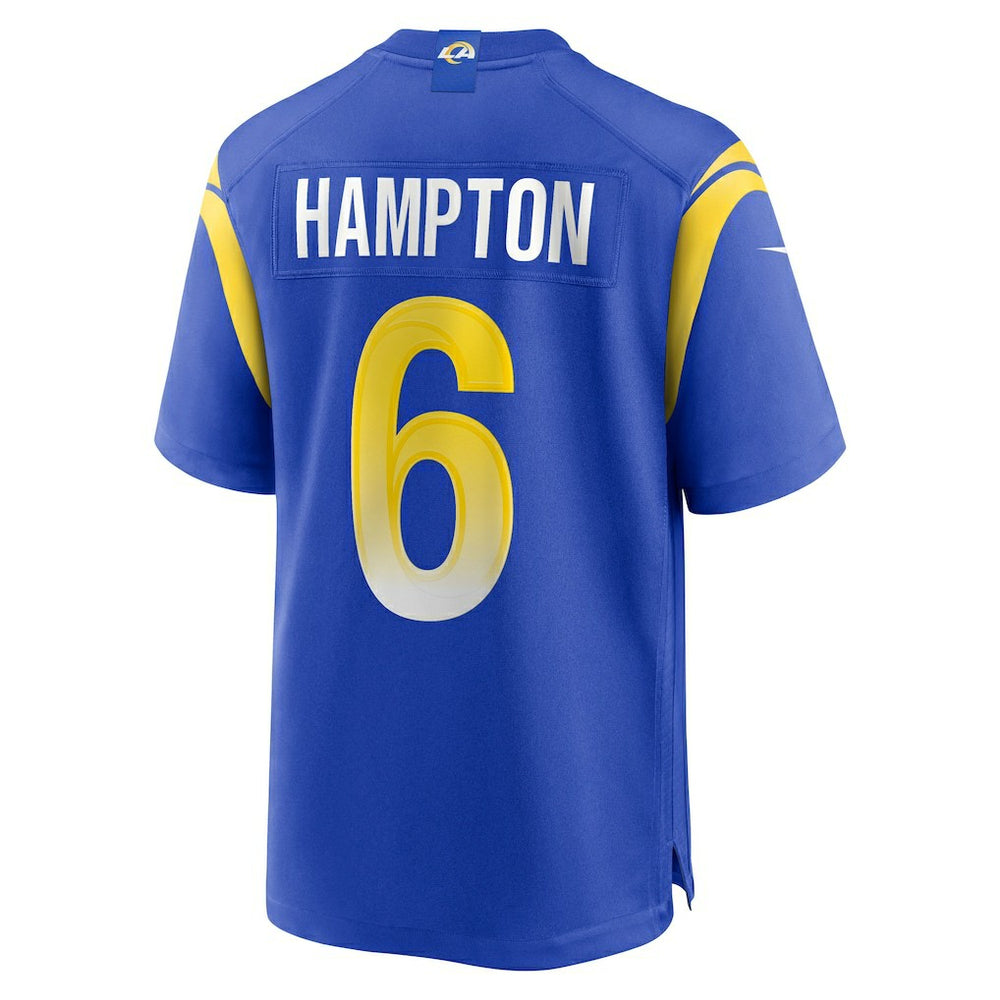 NFL Los Angeles Rams Nick Hampton  Team Game Jersey