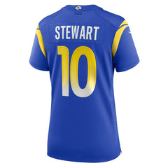 NFL Los Angeles Rams Josaiah Stewart  Women's Team Game Jersey