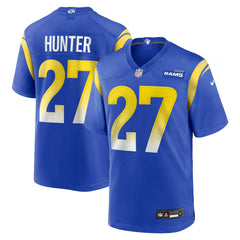 NFL Los Angeles Rams Jarquez Hunter  Team Game Jersey