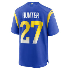 NFL Los Angeles Rams Jarquez Hunter  Team Game Jersey