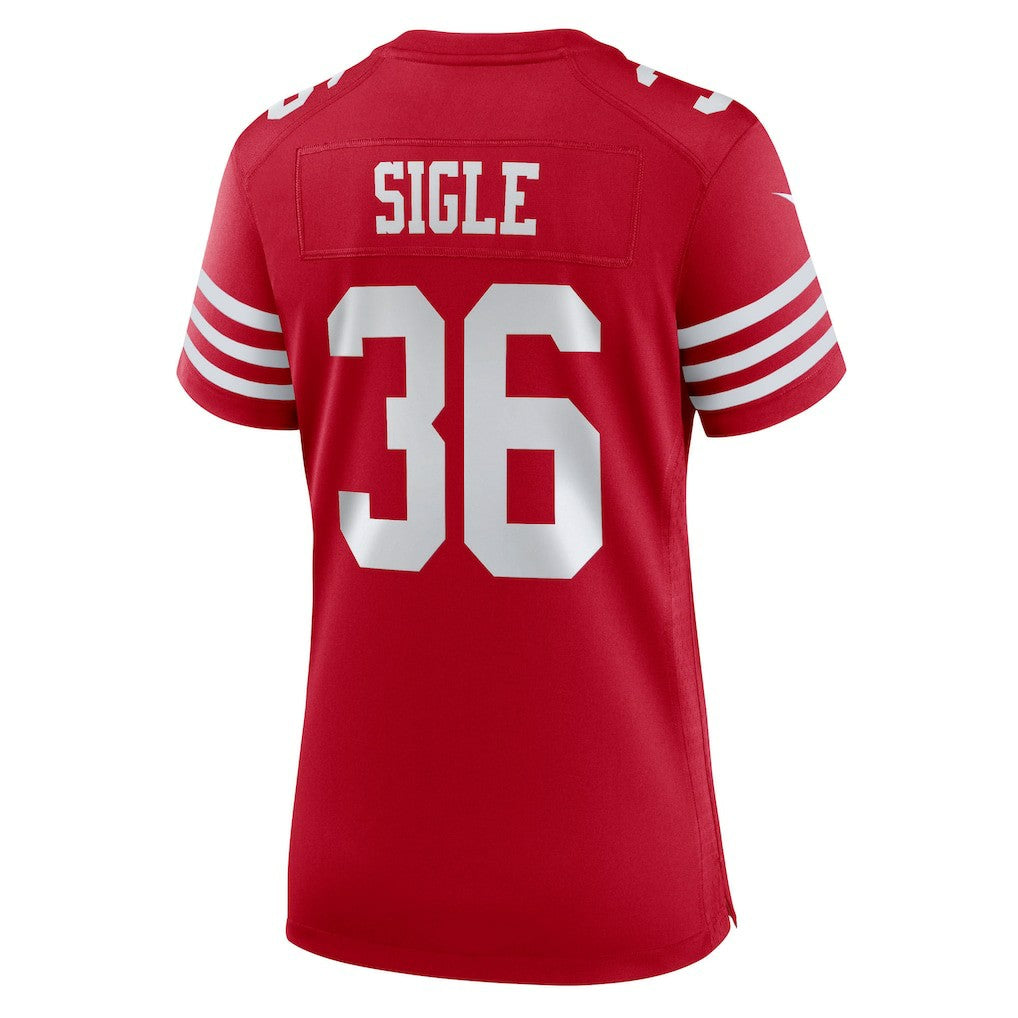 NFL San Francisco 49ers Marques Sigle  Women's Team Game Jersey