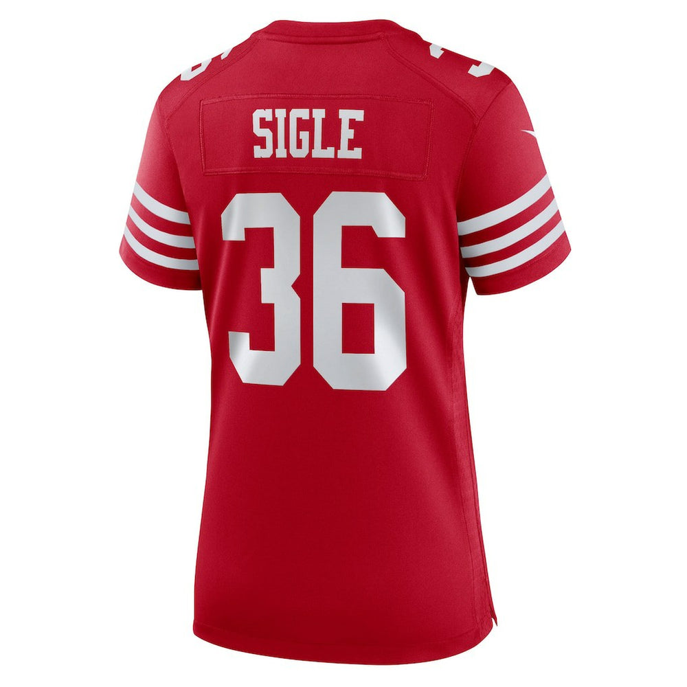NFL San Francisco 49ers Marques Sigle  Women's Team Game Jersey