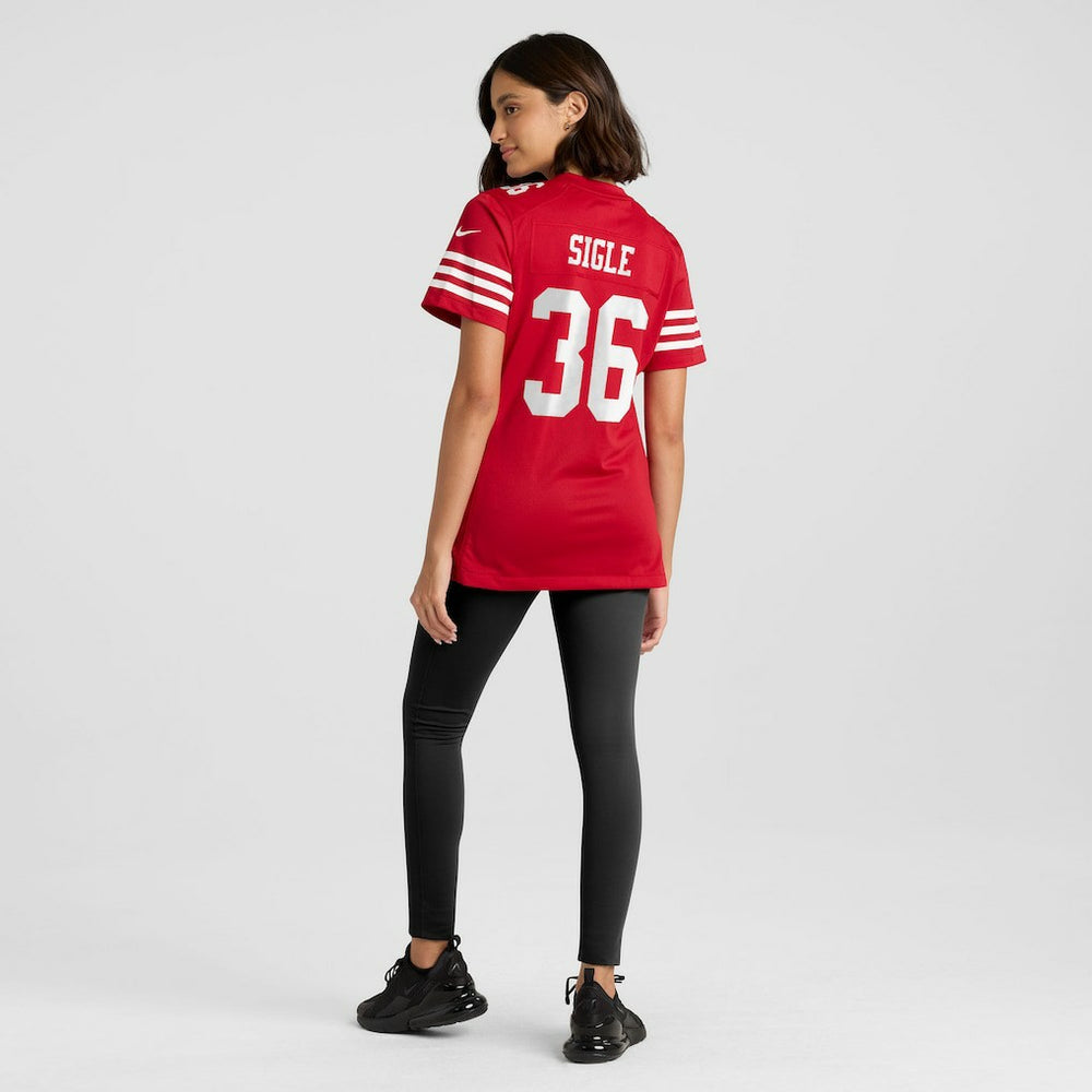 NFL San Francisco 49ers Marques Sigle  Women's Team Game Jersey