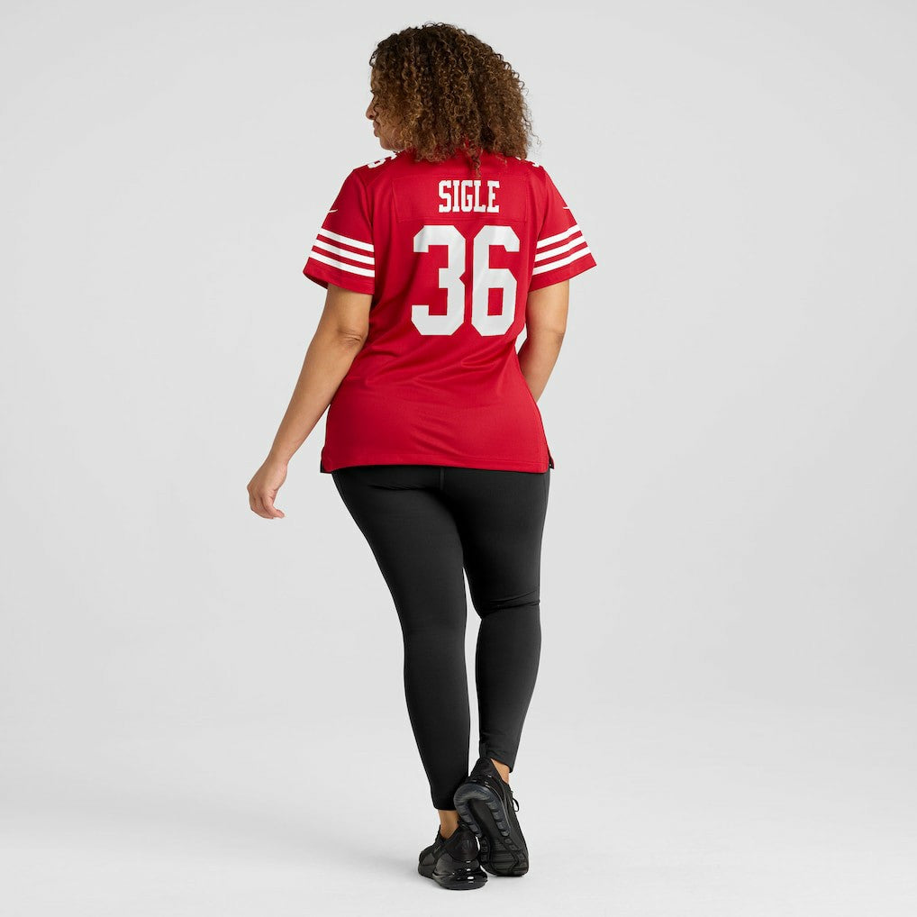 NFL San Francisco 49ers Marques Sigle  Women's Team Game Jersey