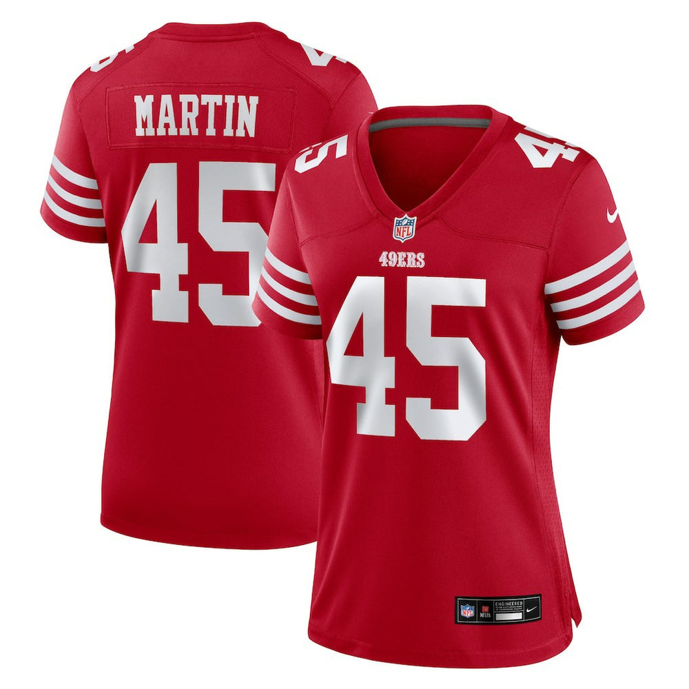NFL San Francisco 49ers Nick Martin  Women's Team Game Jersey