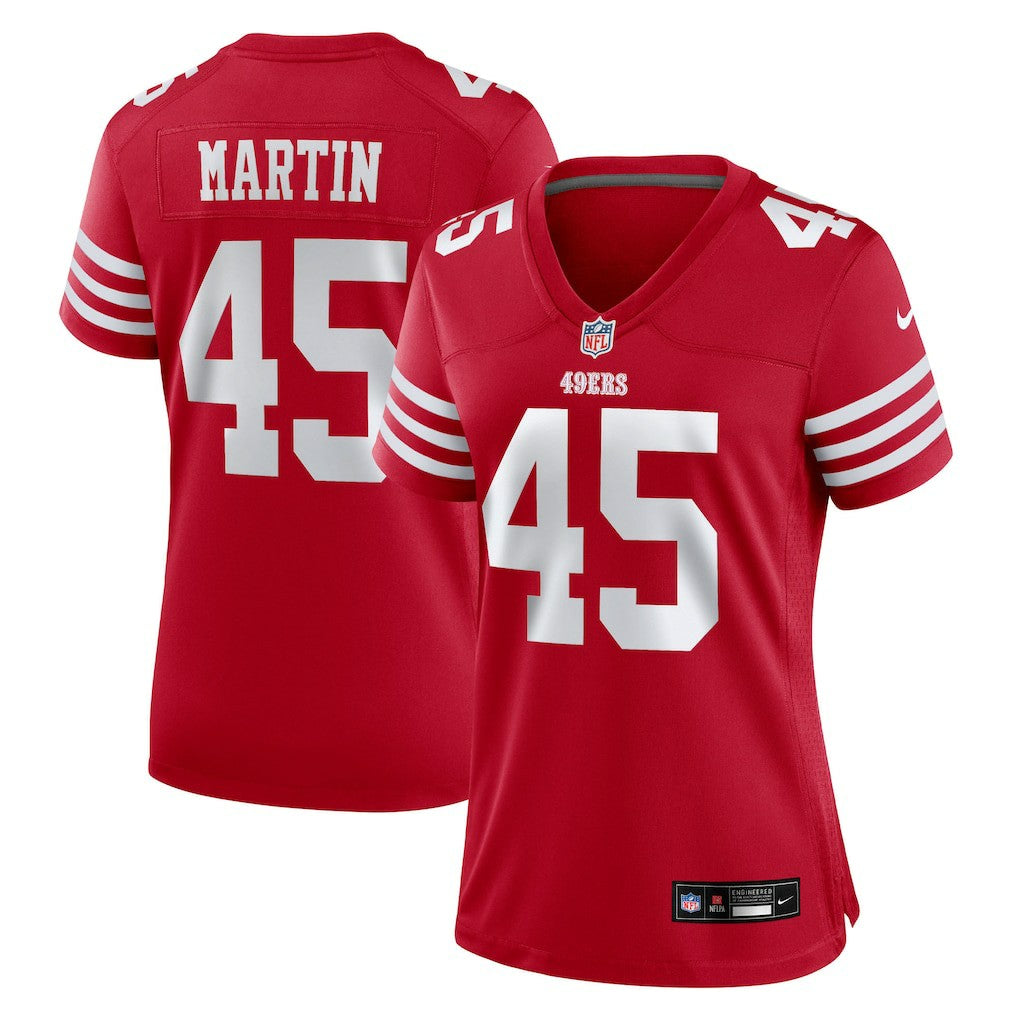 NFL San Francisco 49ers Nick Martin  Women's Team Game Jersey
