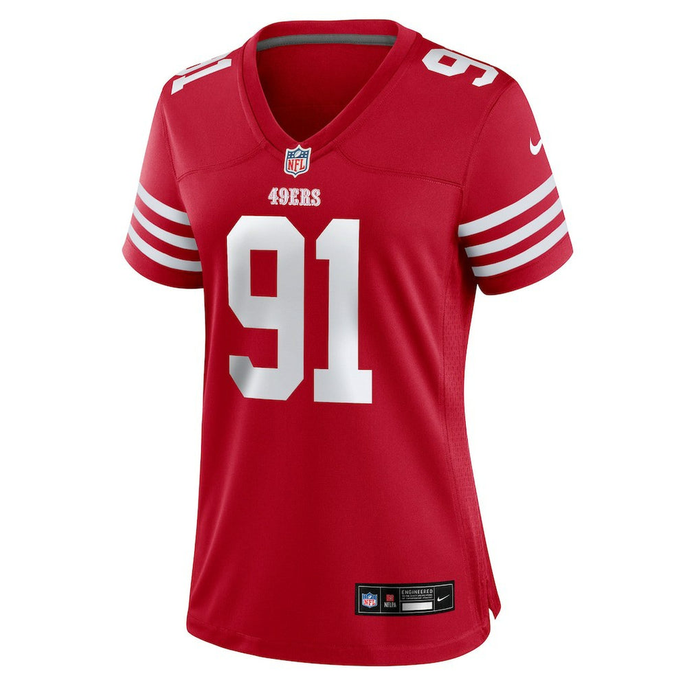 NFL San Francisco 49ers Sam Okuayinonu  Women's Team Game Jersey