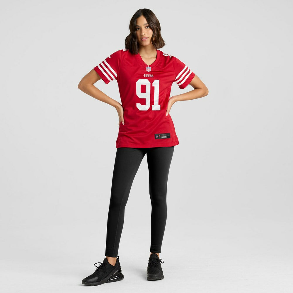 NFL San Francisco 49ers Sam Okuayinonu  Women's Team Game Jersey