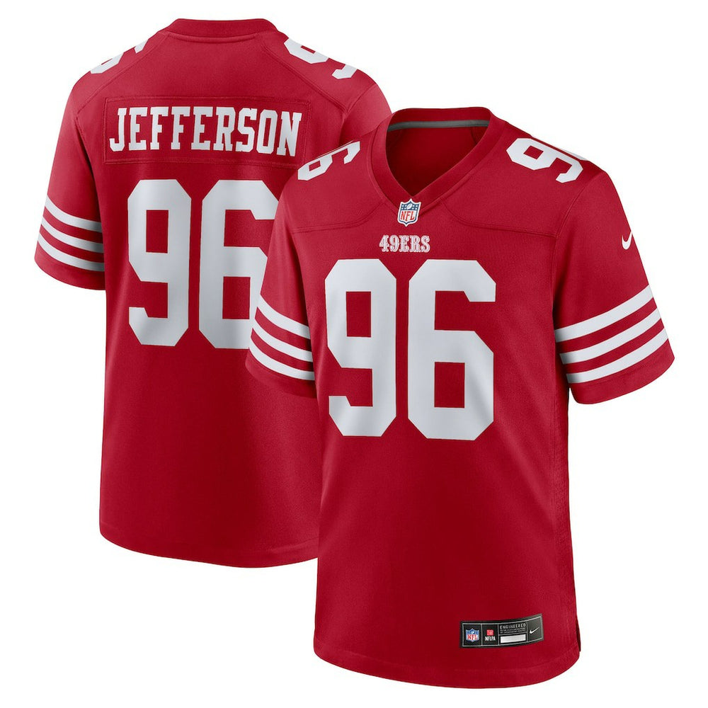 NFL San Francisco 49ers Jordan Jefferson  Team Game Jersey