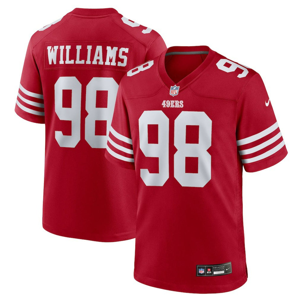 NFL San Francisco 49ers Mykel Williams  Team Game Jersey