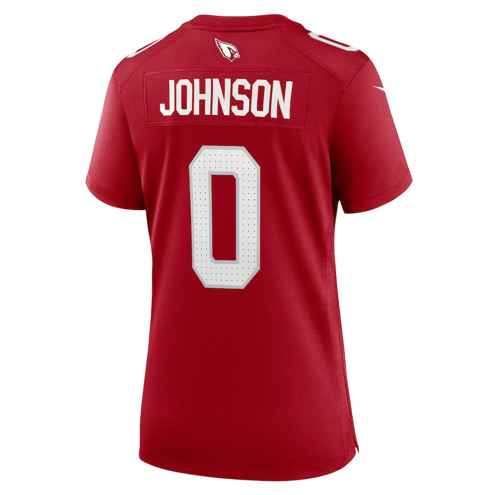 NFL Arizona Cardinals Will Johnson  Women's Team Game Jersey