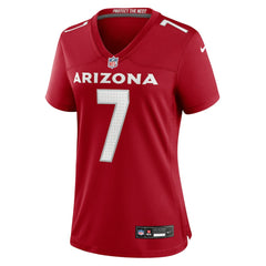 NFL Arizona Cardinals Jacoby Brissett  Women's Team Game Jersey