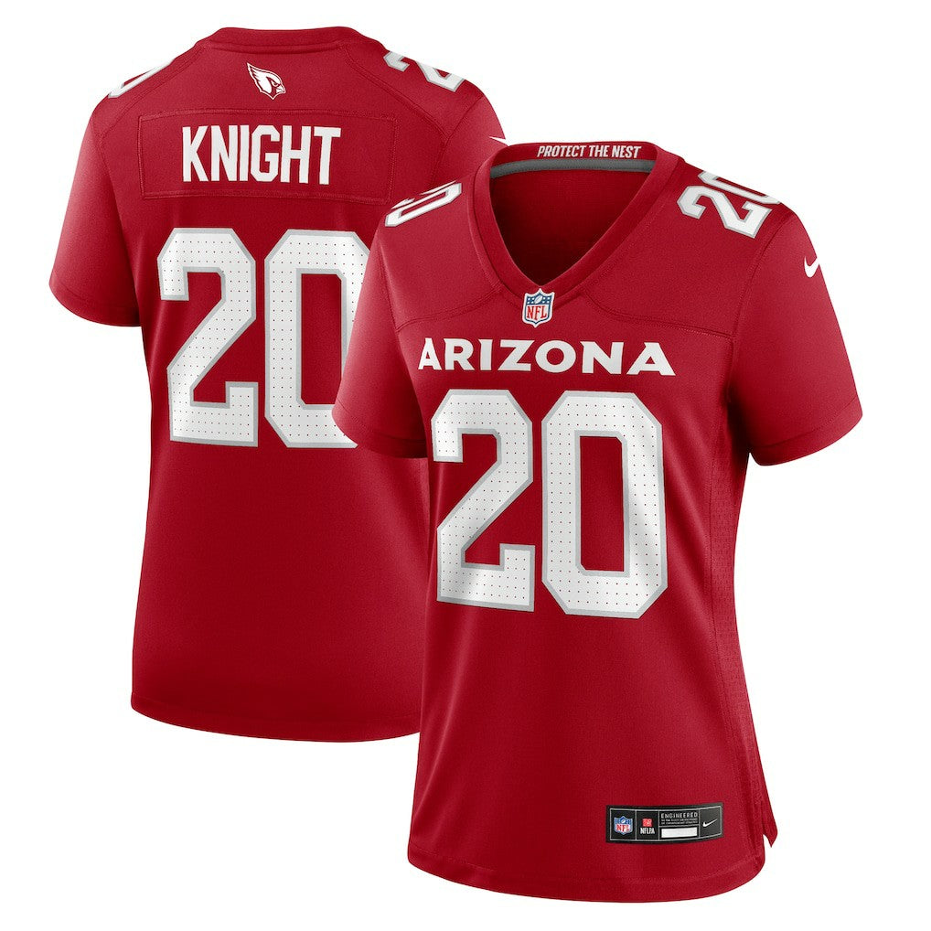 NFL Arizona Cardinals Zonovan Knight  Women's Team Game Jersey