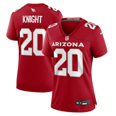 NFL Arizona Cardinals Zonovan Knight  Women's Team Game Jersey
